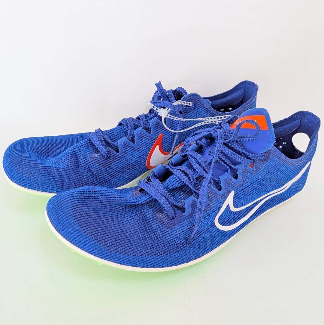 NIKE スパイク ロゴ大きめ 陸上競技 マンバ6 ブルー US11 29cm