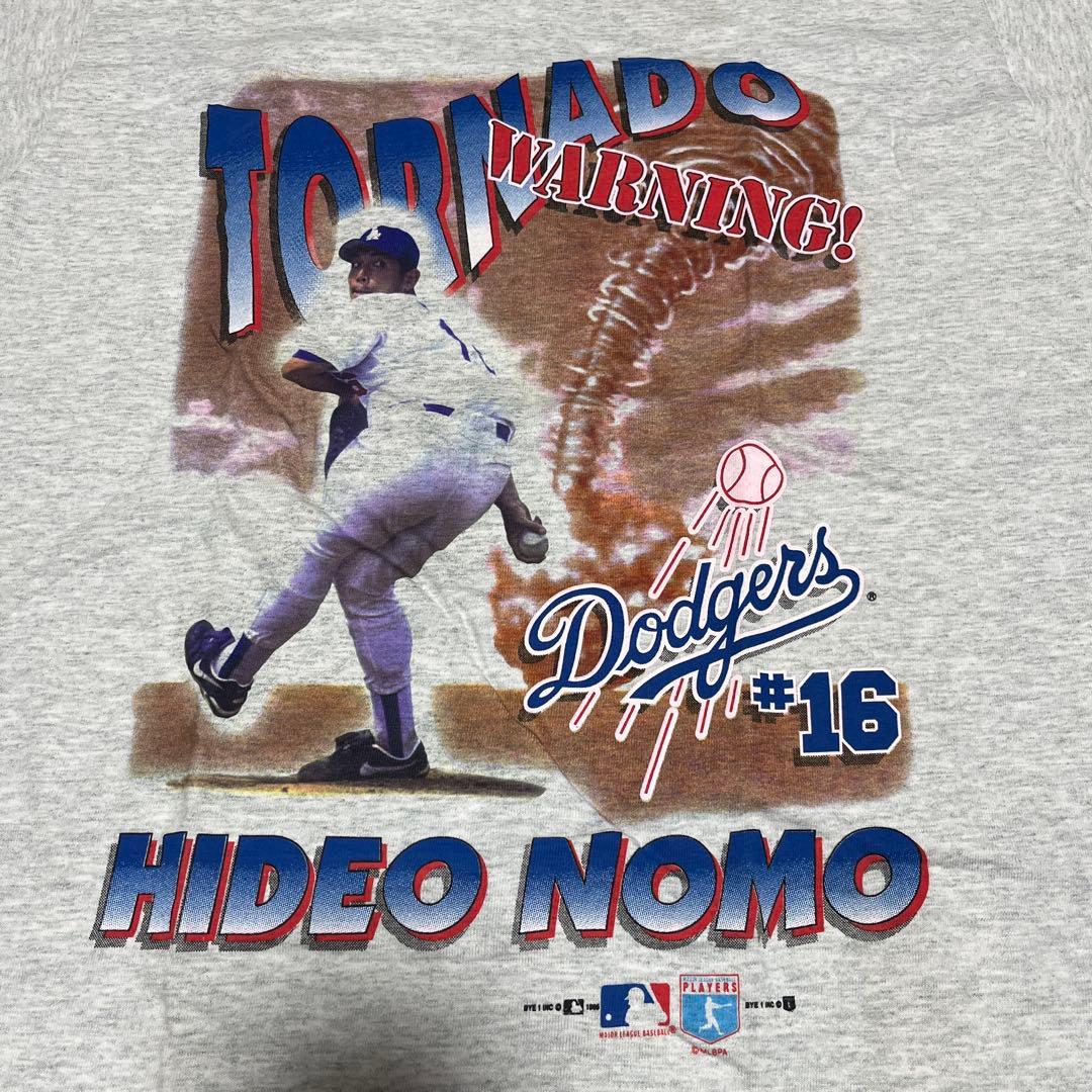 90s USA製 野茂英雄 Dodgers Tシャツ デッドストック L相当