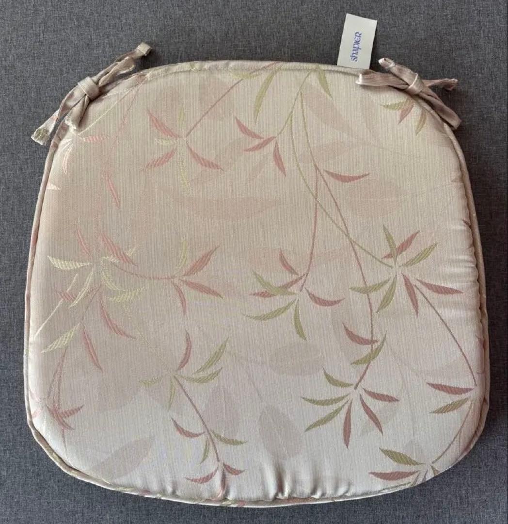 川島織物セルコン　椅子用クッション 45x43 cm 4枚セット　日本製　座布団