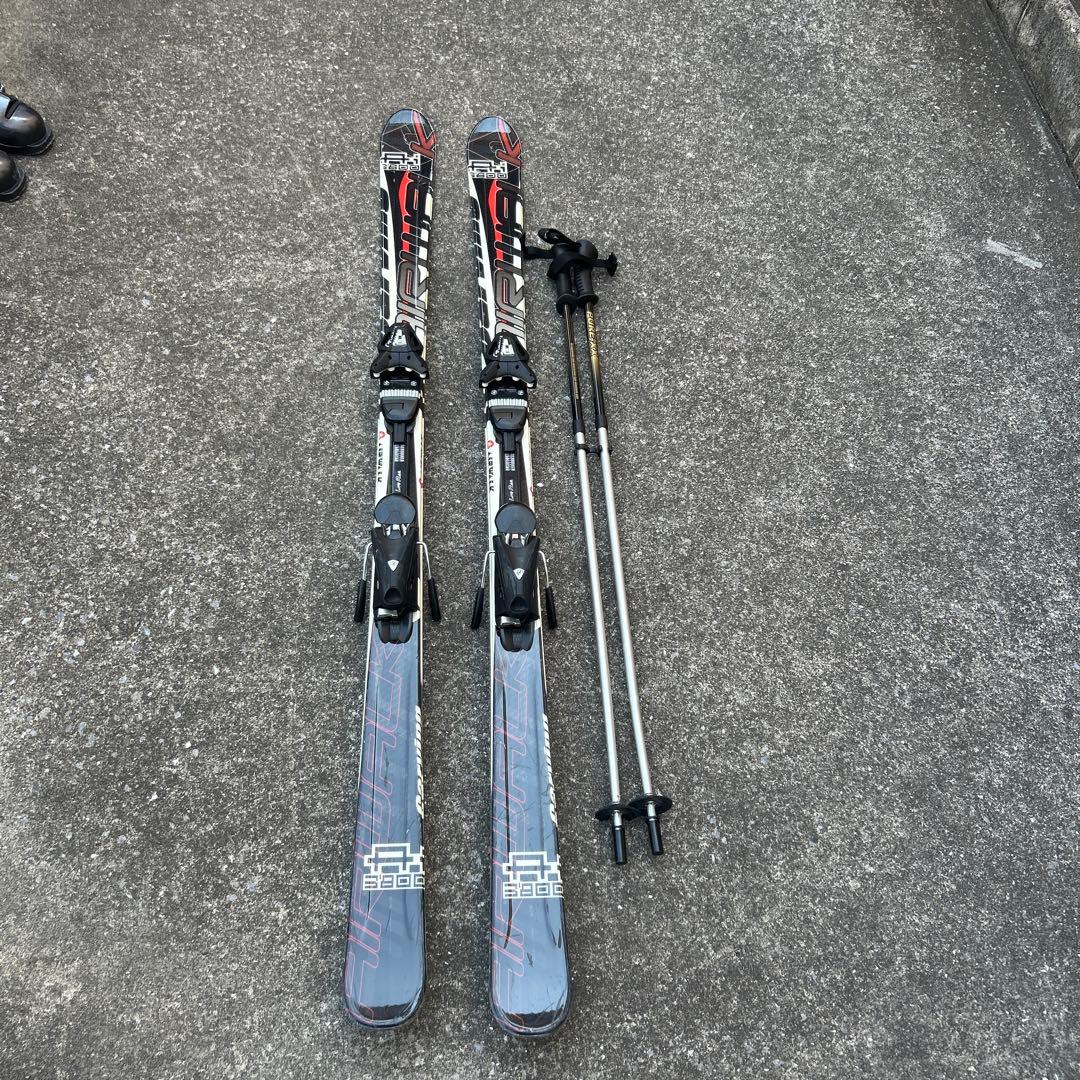 メンズスキーフルセット 板160cm 靴27.0 cm ケース付き