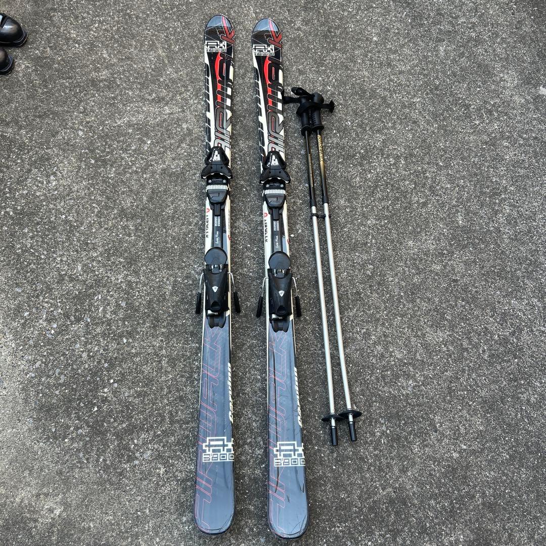 メンズスキーフルセット 板160cm 靴27.0 cm ケース付き