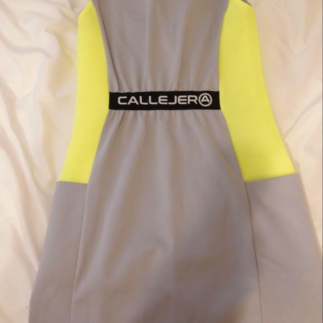 CALLEJERA ゴルフワンピース グレー/イエロー