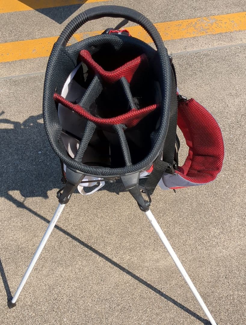 Callaway キャディバッグ スタンド付き 赤/灰色