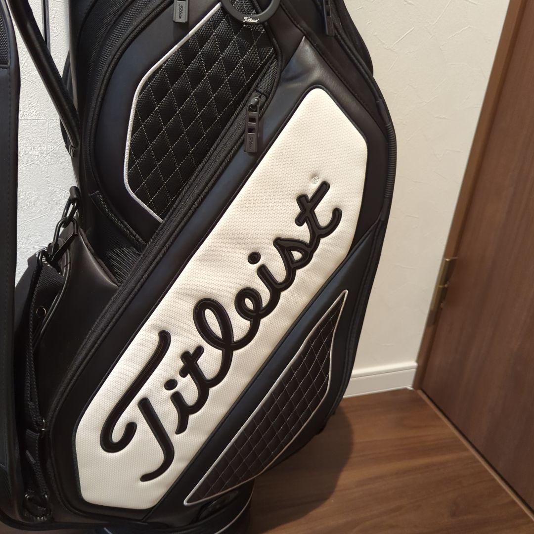 Titleist キャディバッグ 黒/白
