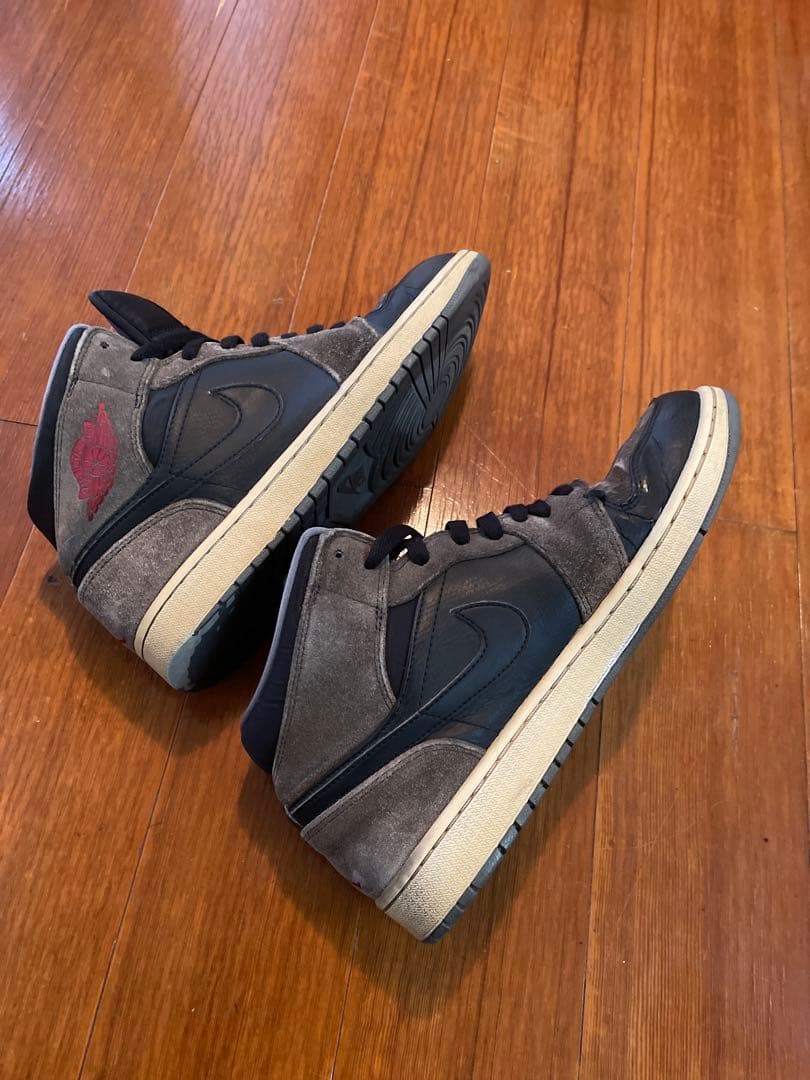 激レア！Nike Air Jordan ハイカット スニーカー グレー/ブラック