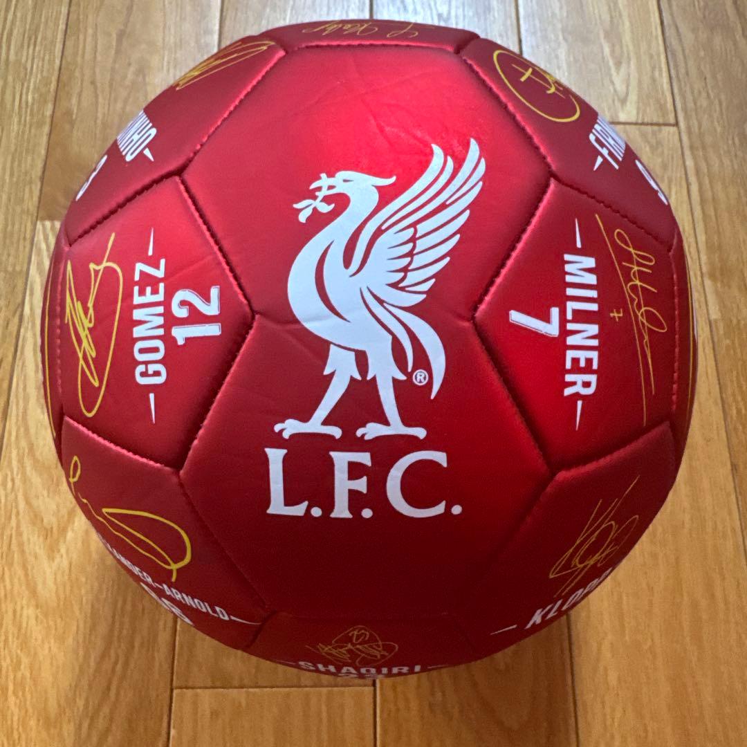 リヴァプールFC サイン入りサッカーボール サイズ5 2019/20
