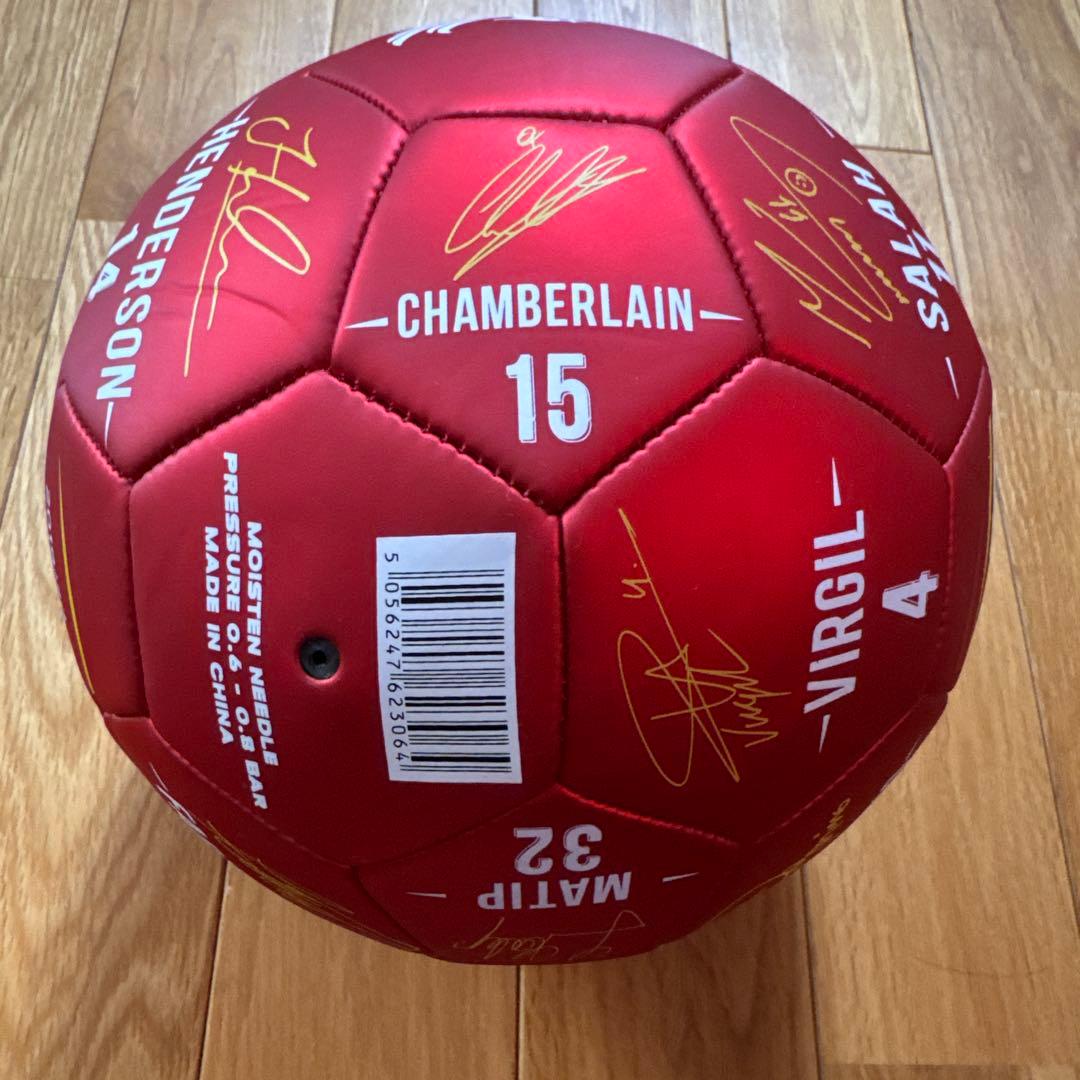 リヴァプールFC サイン入りサッカーボール サイズ5 2019/20