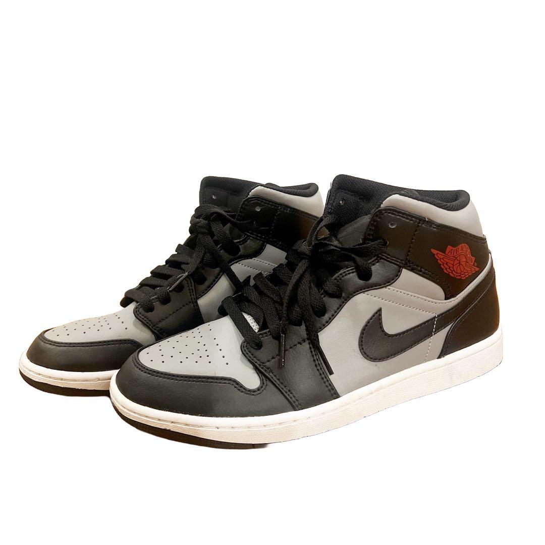 【美品】AIR JORDAN 1 MID SHADOW エアジョーダン