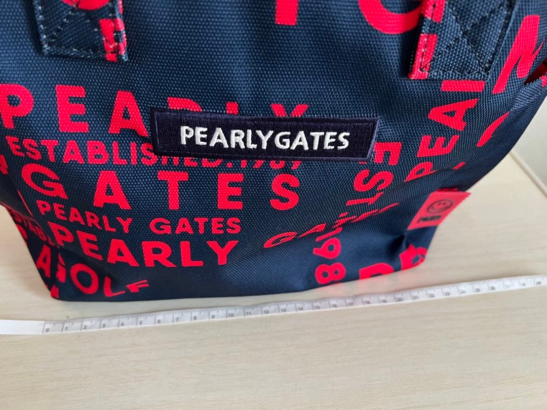 PEARLY GATES カートバッグ ネイビー/レッド