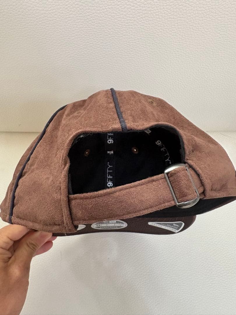 【ヤンキース】New Era 9FIFTY ブラウンキャップ NYロゴ
