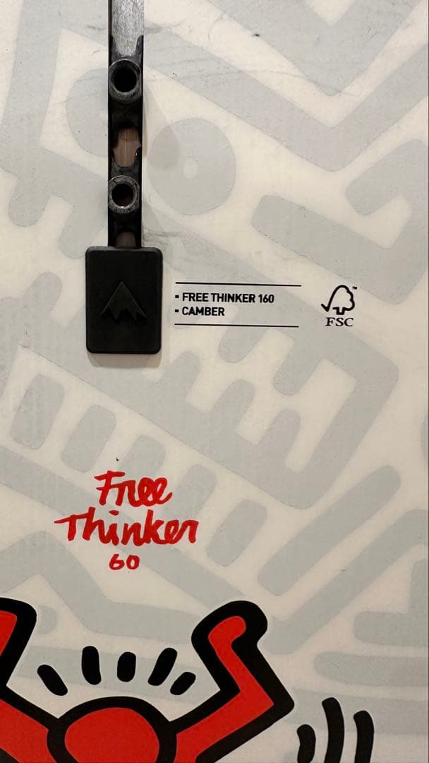 BURTON Free Thinker キースヘリング コラボモデル160cm