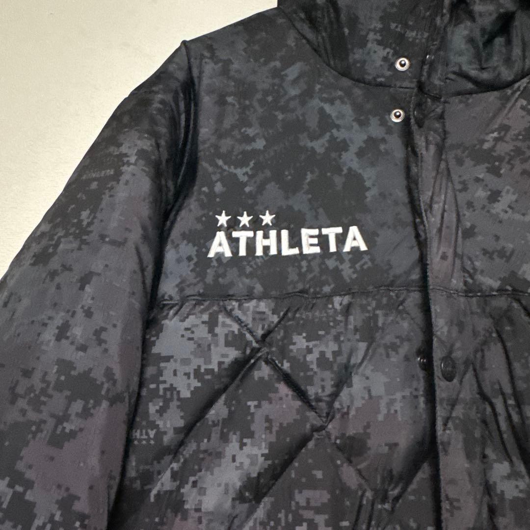 ATHLETA ダークグレー ベンチコート