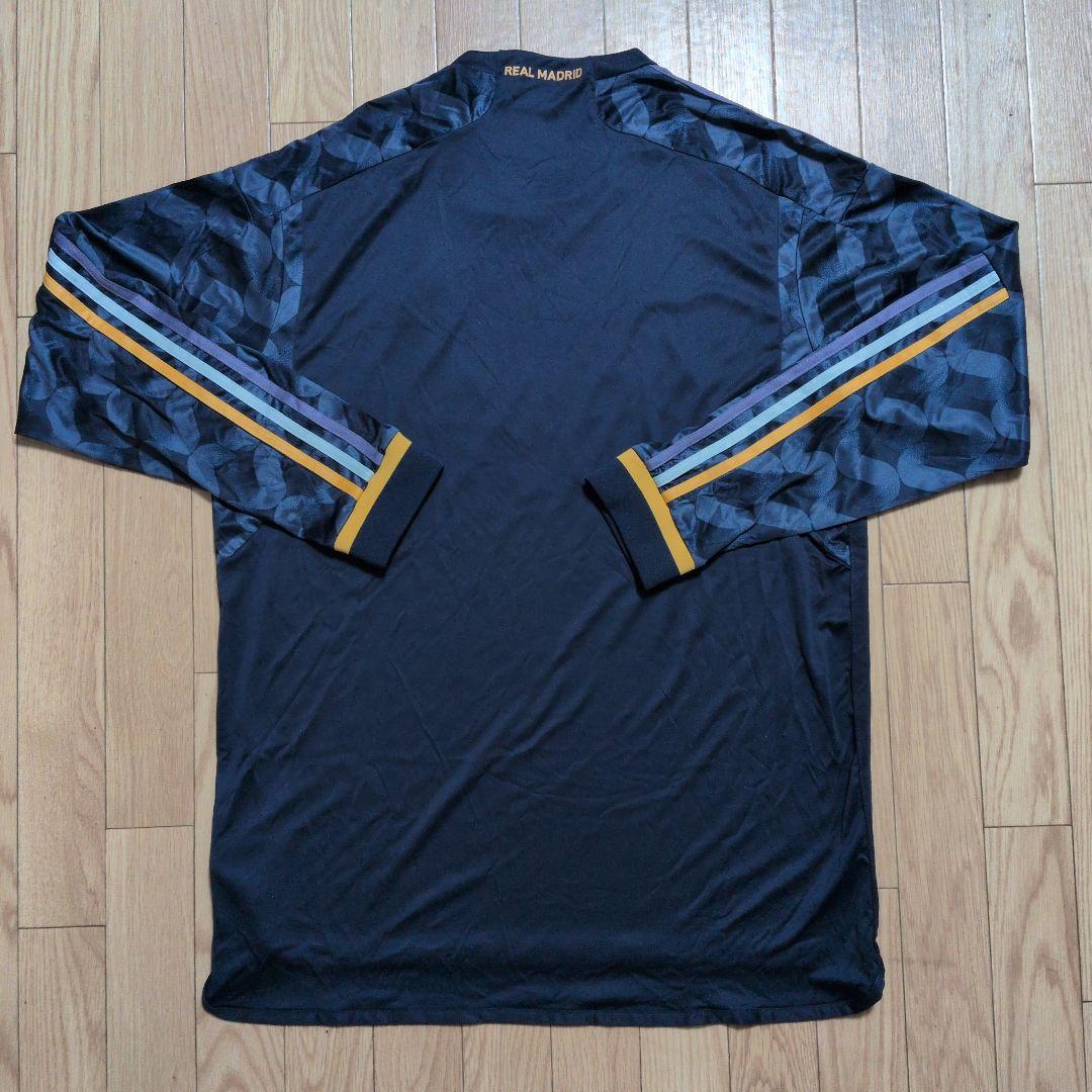 レアル・マドリード アウェイユニフォーム 2XL　ネイビー　長袖　アディダス