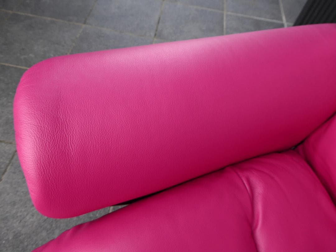 美品　EKORNES エコーネス チェア オットマン リクライニングチェア 本革