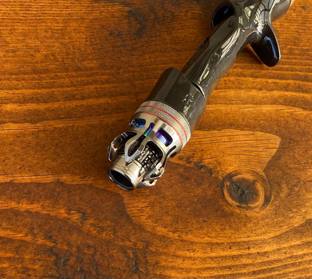 超軽量　カーボンロッド　新品　パックロッド　ベイトロッド　C665ML バス釣り