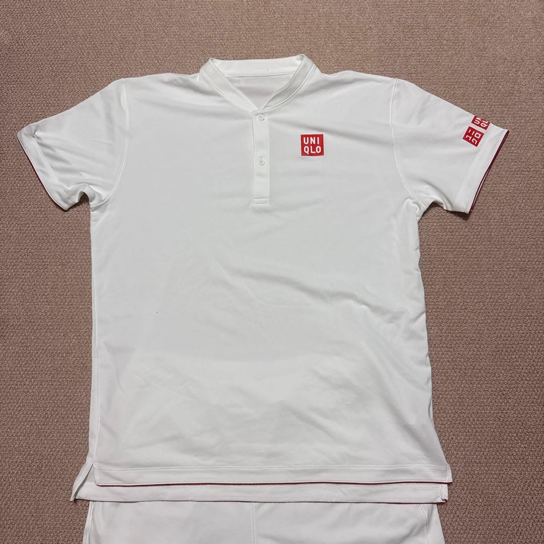 UNIQLO ホワイト ポロシャツ ショートパンツ 上下セット