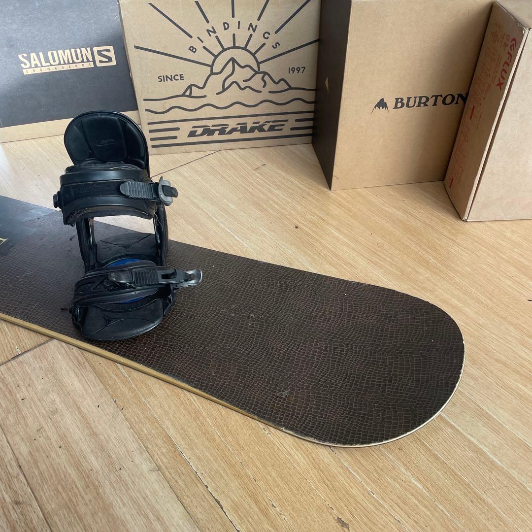 BURTON×FLUX　バートン　スノーボードセット　フラックスバインディング付