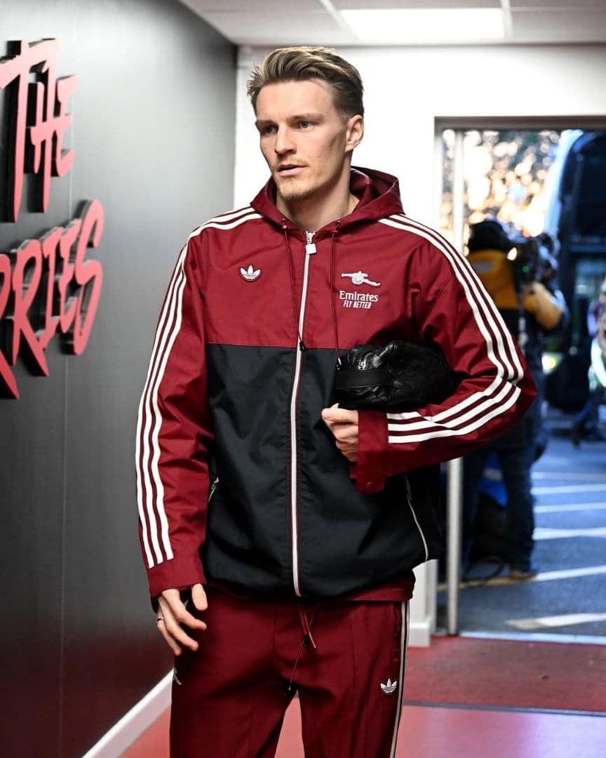 adidas AFC ICON PARKA S 赤/黒 Arsenal