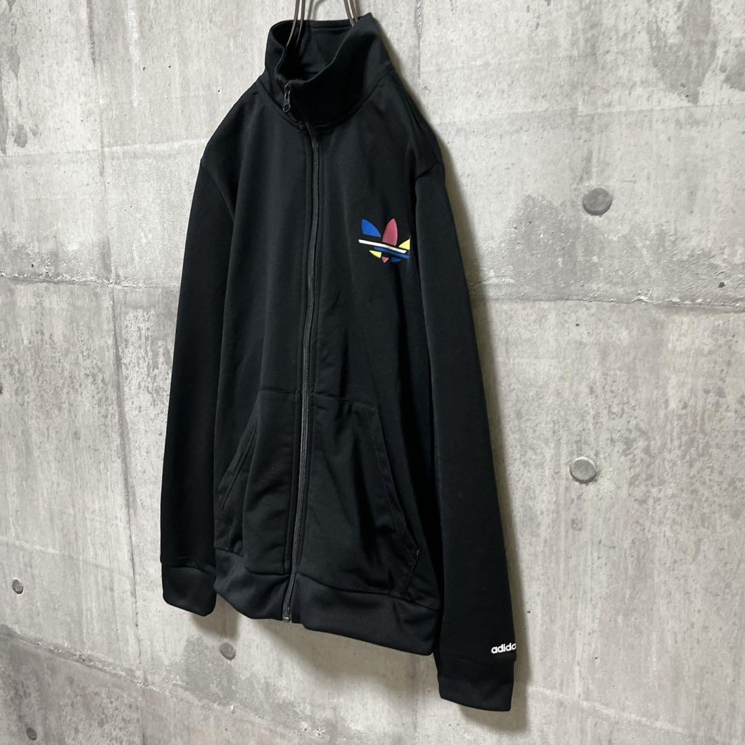 アディダス　adidas トラックジャケット　ブラック　kids160