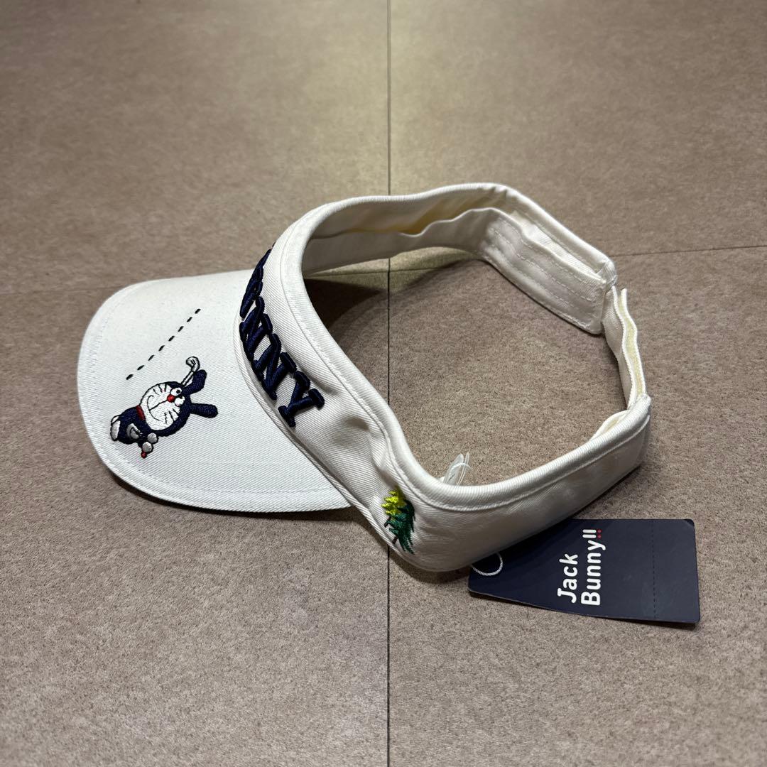 Jack bunny ドラえもん　サンバイザー　キャップ　コラボ　ゴルフ　新品