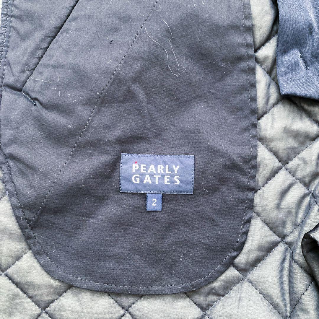 【美品】パーリーゲイツ PEARLY GATES キルティングパンツ 2ネイビー