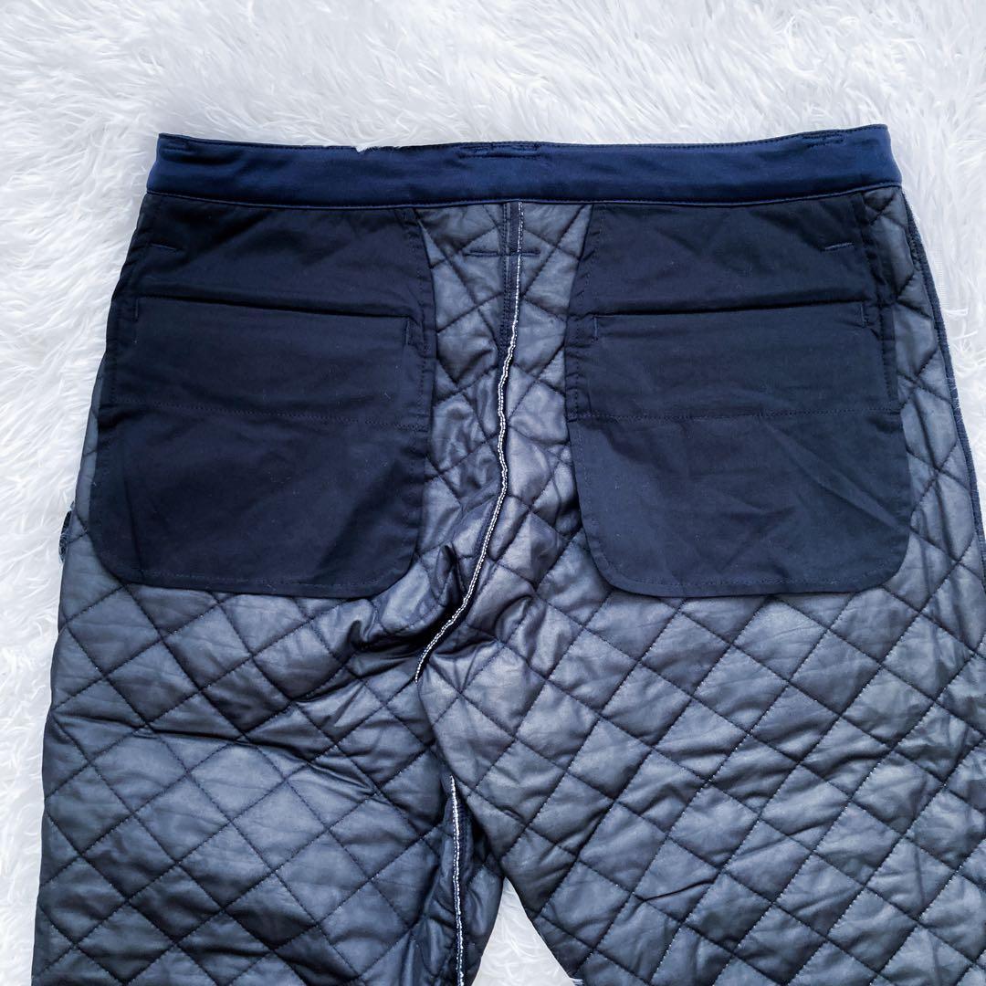 【美品】パーリーゲイツ PEARLY GATES キルティングパンツ 2ネイビー