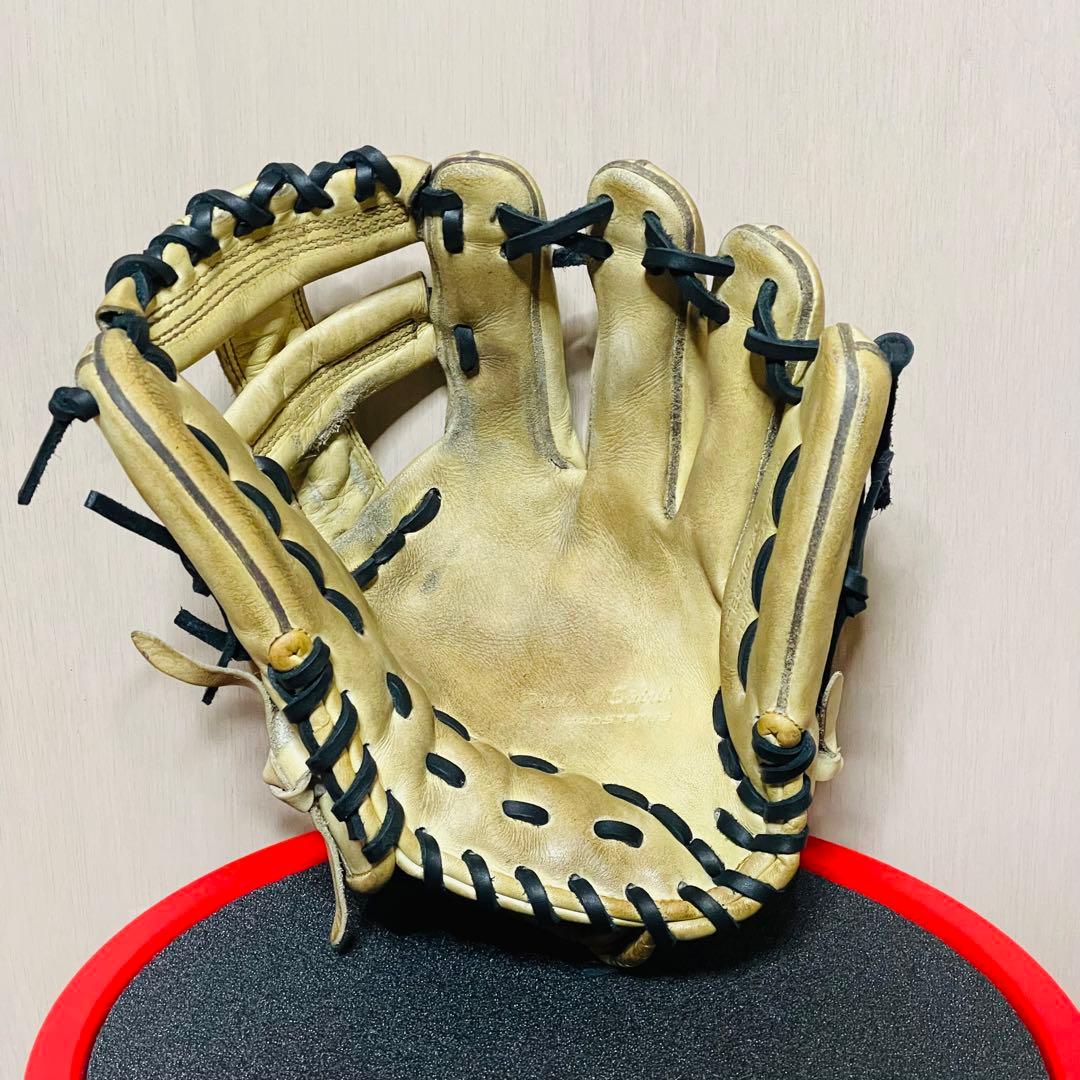 ZETT プロステイタス 硬式 内野手用 逆巻き/クロス締め 吉川尚輝 モデル