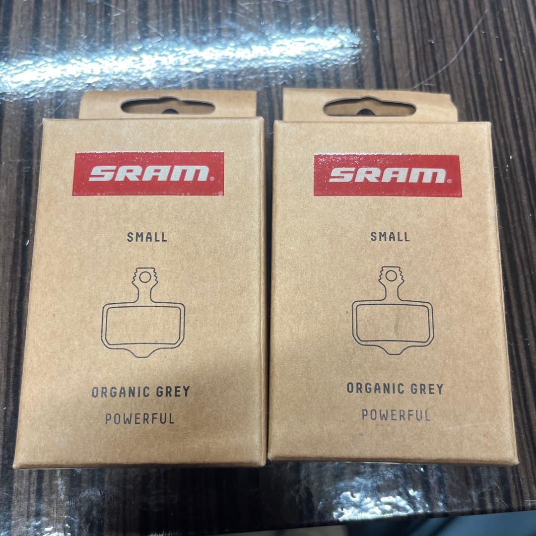 SRAM SMALL オーガニックグレー ディスクブレーキパッド2個セット
