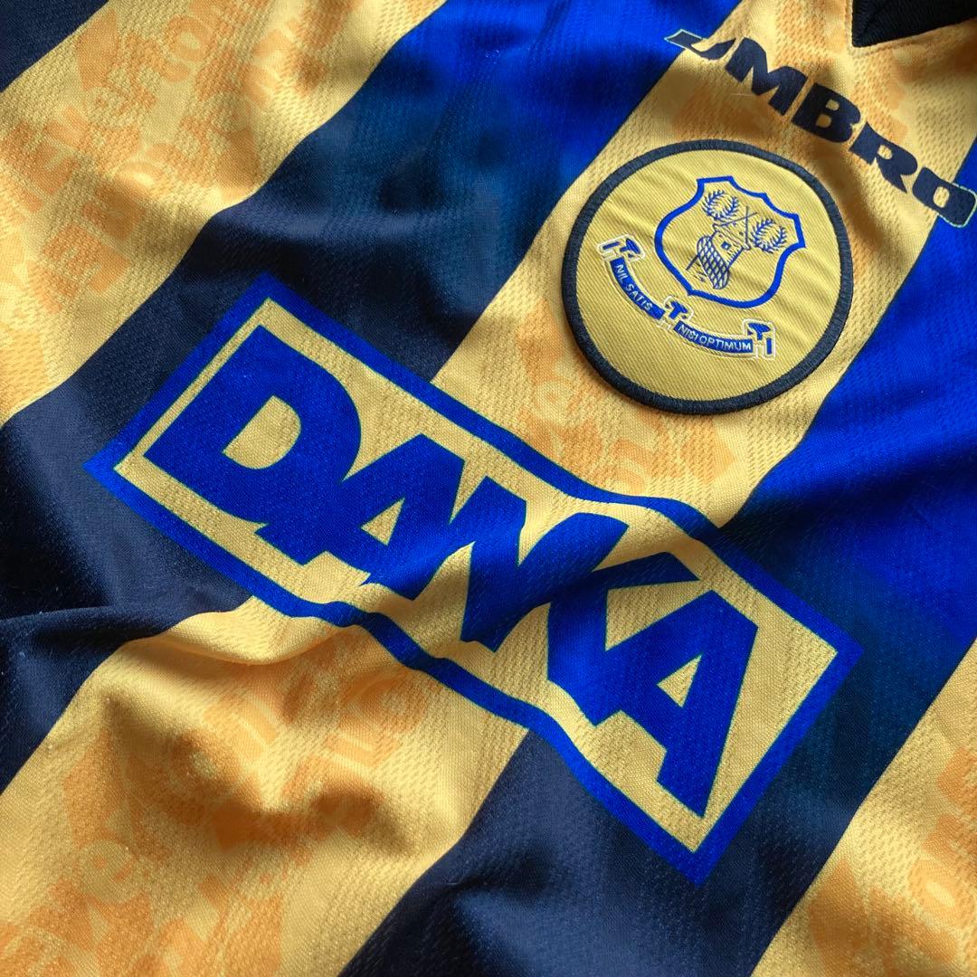 美品 UMBROエバートンFC 96/97 アウェイユニフォーム 青タグ