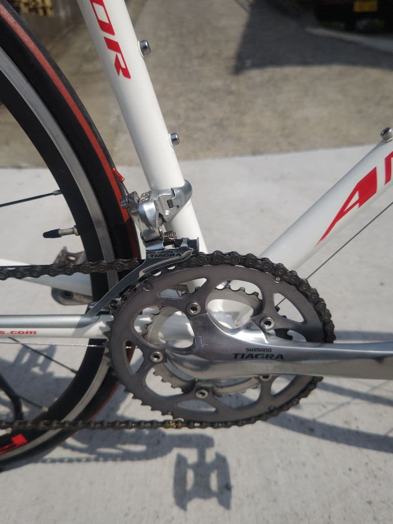 ブリジストンアンカーAnchor RNC3クロモリロードバイク白スレッドステム