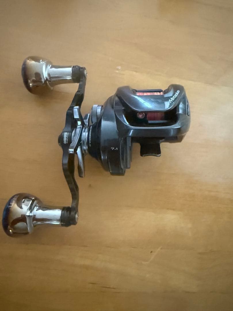 シマノ　20メタニウムhgと琵琶湖ハンドルのセット
