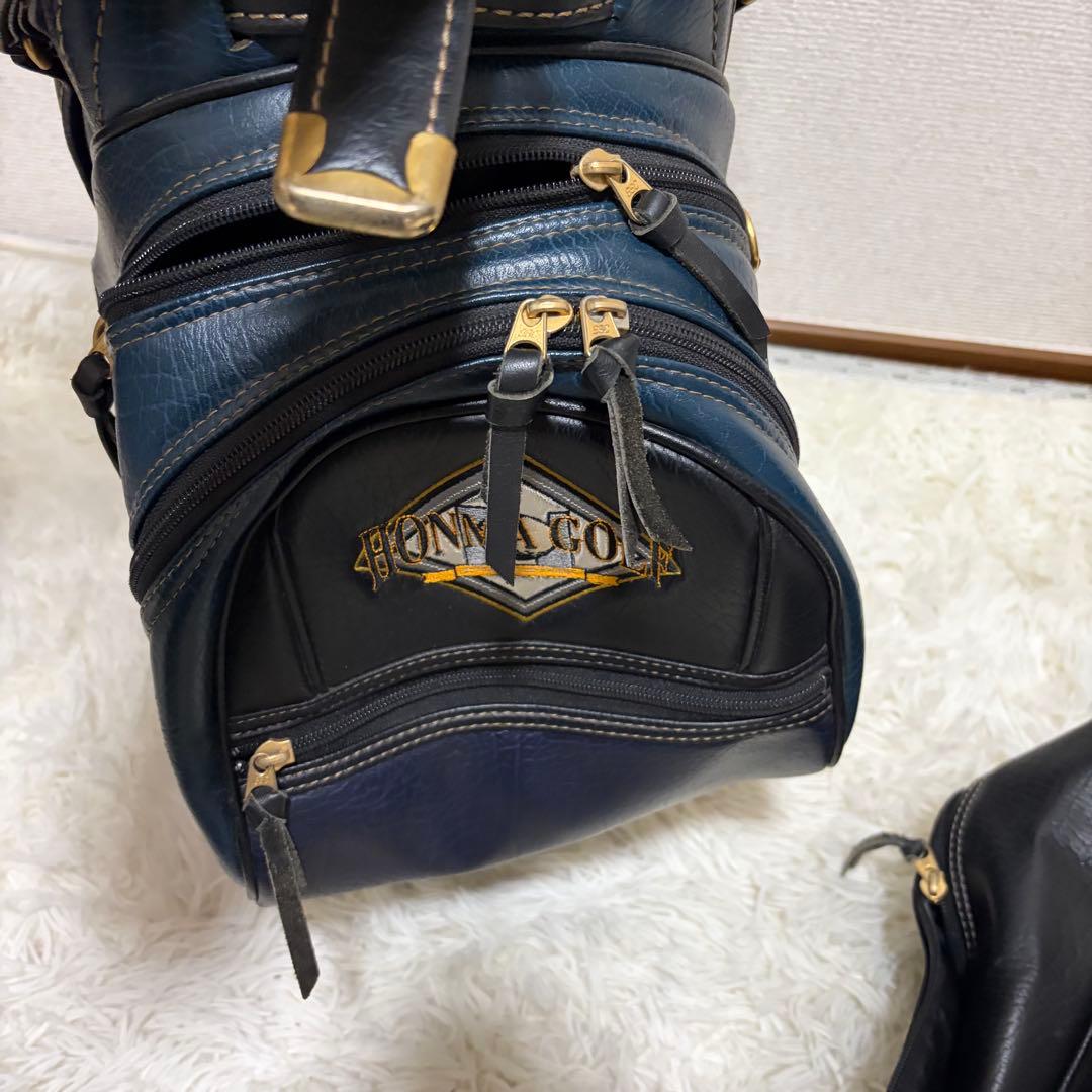 激レア ヴィンテージ HONMA GOLF ホンマ キャディバッグ 刺繍 6分割