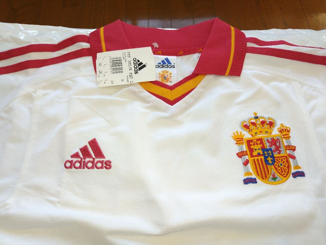 adidas スペイン代表 2000年 サード長袖シャツ Lサイズ 未使用品