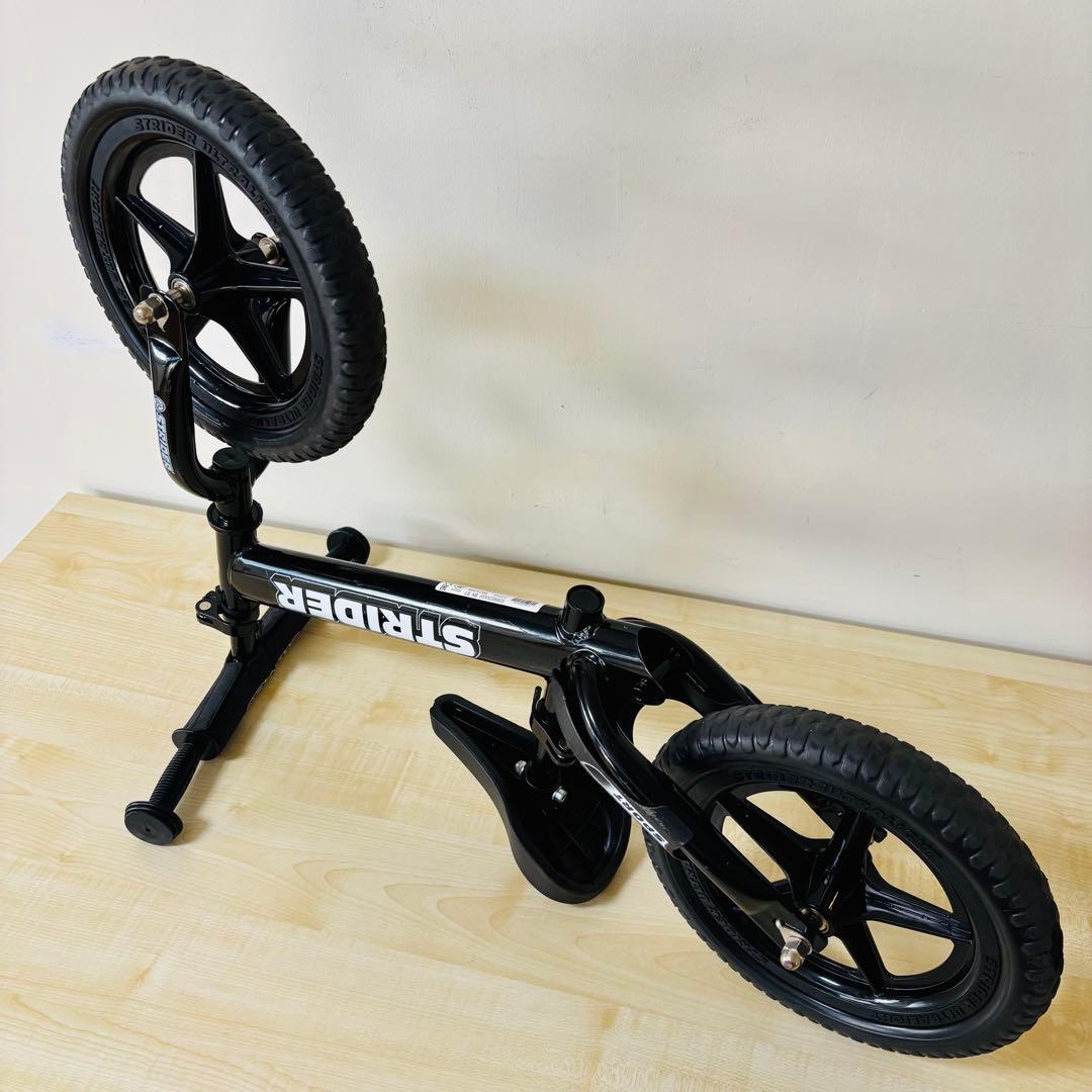 【美品】STRIDER バランスバイク ブラック12インチ SPORT 正規品