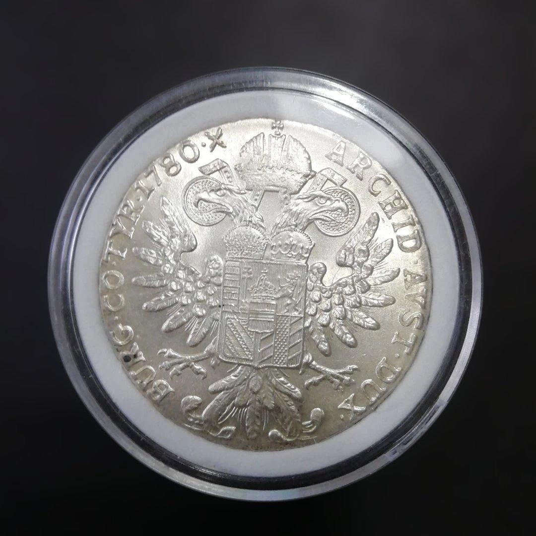 オーストリア大型銀貨マリアテレジア王女1780年　極美品