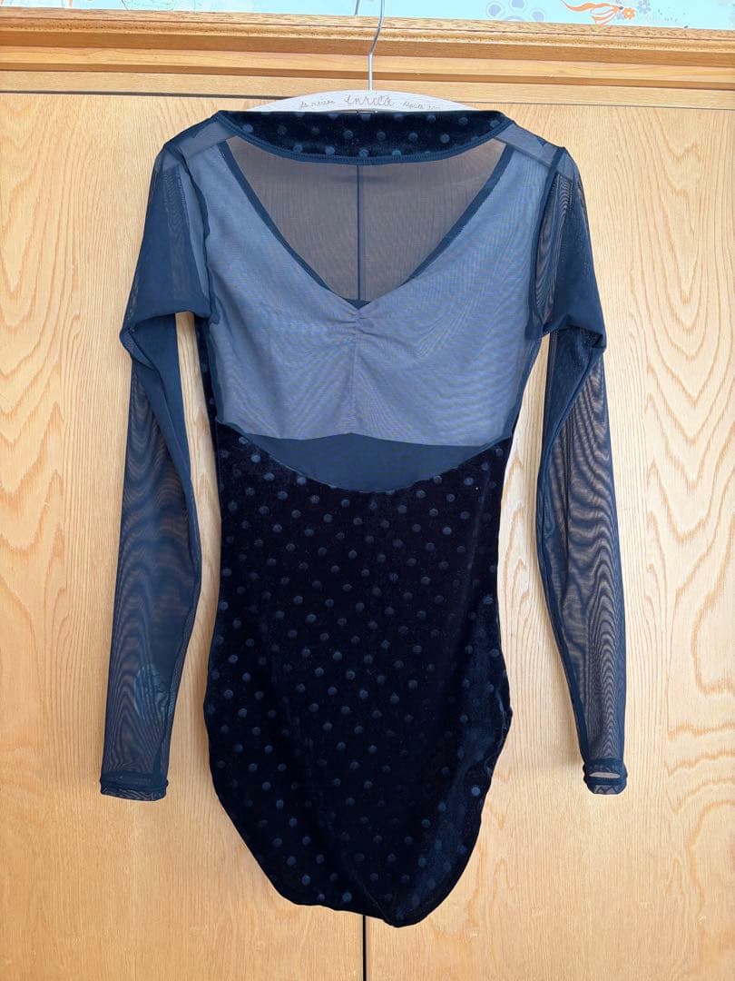 バレエ Retune.stina butterfly long dot black