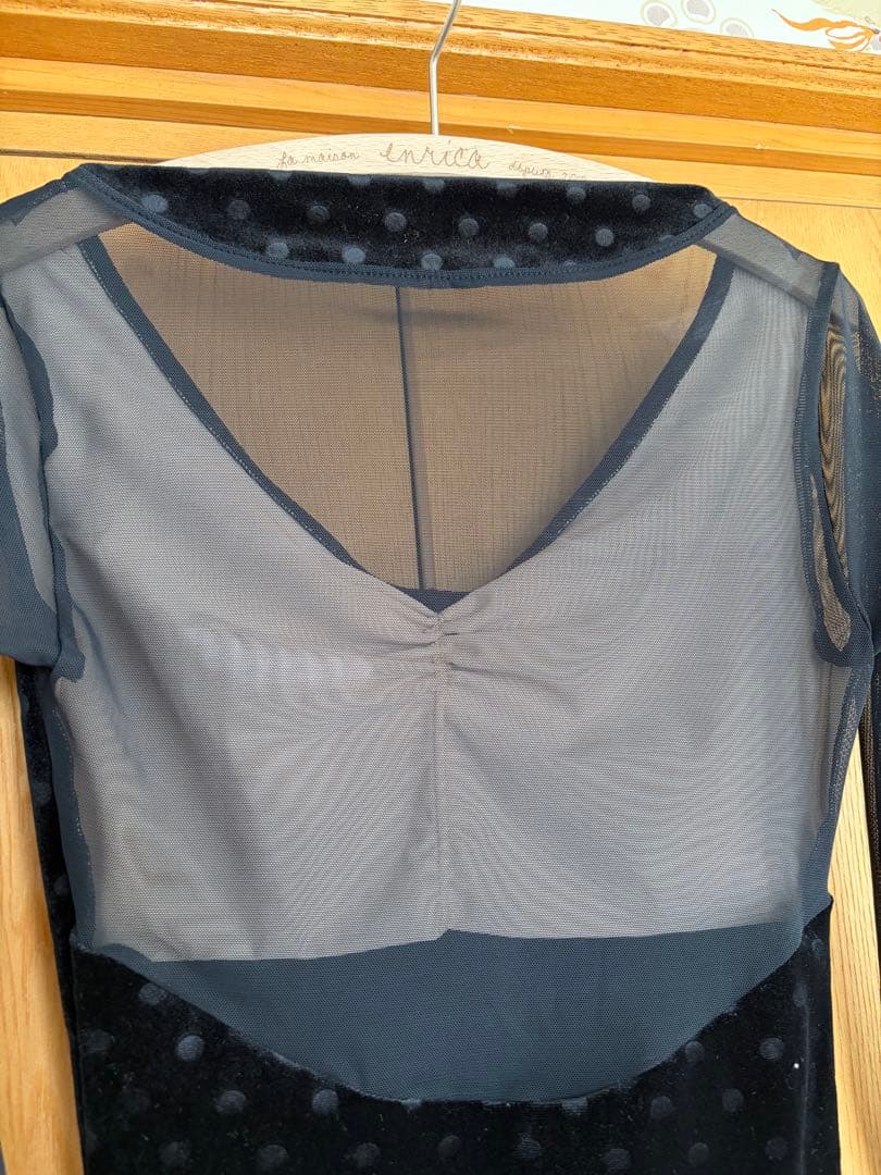 バレエ Retune.stina butterfly long dot black