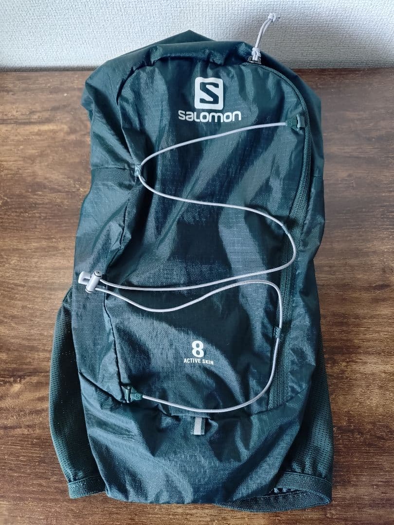 Salomon ACTIVE SKIN 8 ダークグリーン xs