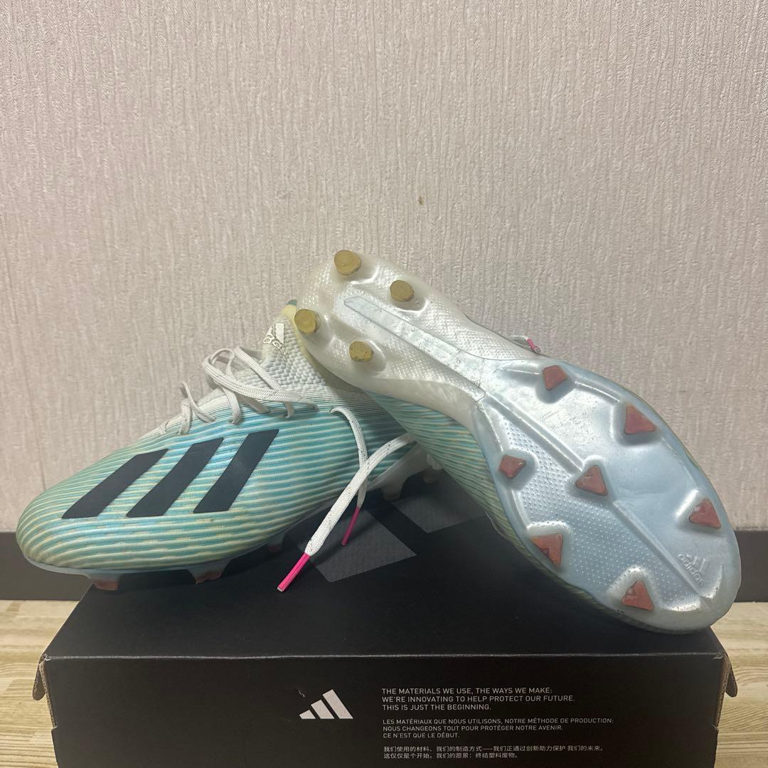 アディダス エックス X 19.1 FG 26.5cm スカイブルー