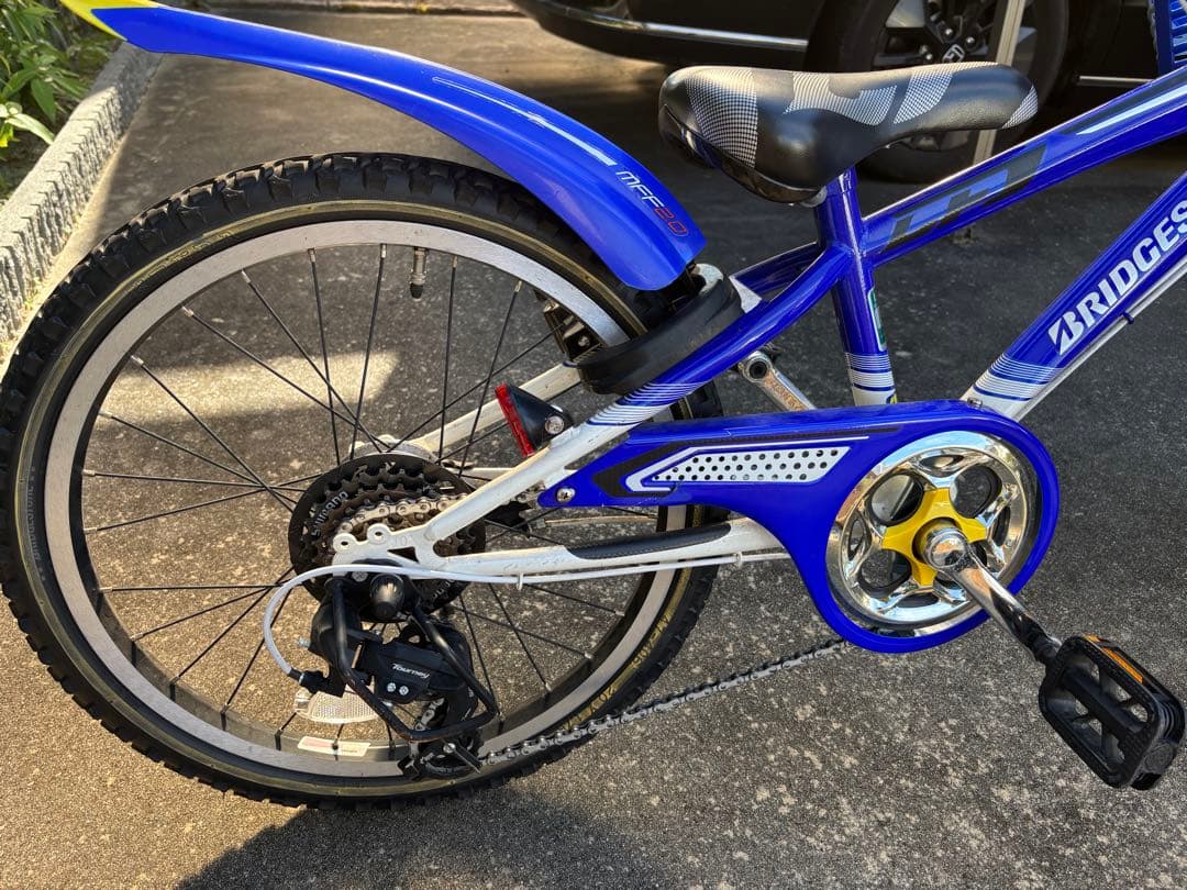 ブリヂストン　キッズ　自転車　20インチ　クロスファイアージュニア　青