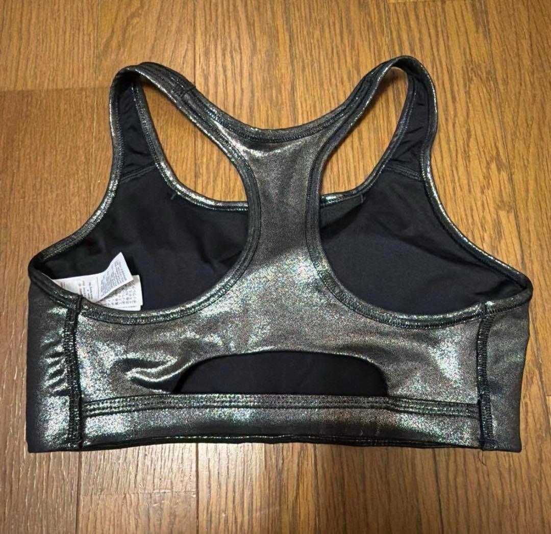 廃盤 タイツブラセット NIKE Mサイズ メタリックシルバー