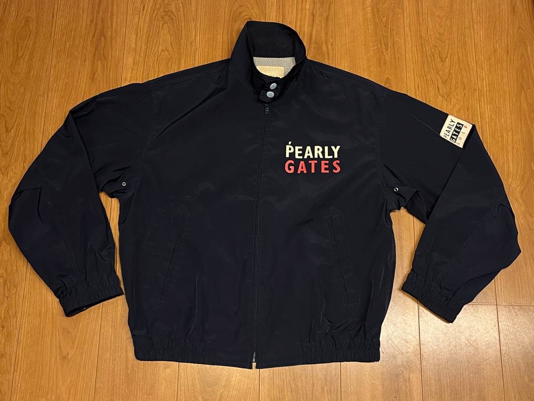 PEARLY GATES パーリーゲーツMネイビー　ゴルフ ナイロン ジャケット
