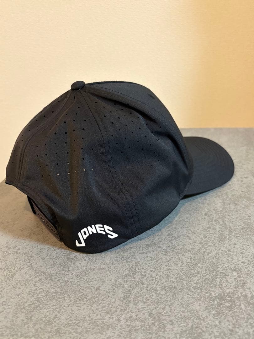 JONES ジョーンズ　キャップ Birdie Punching Black