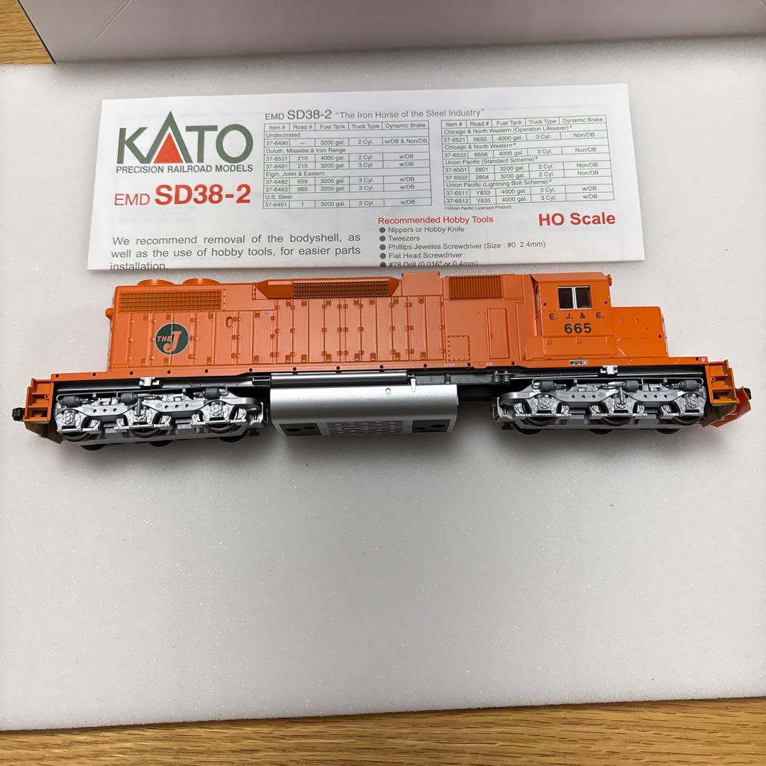 鉄道模型 KATO EMD SD38-2 Elgin,jolit&eastern #665