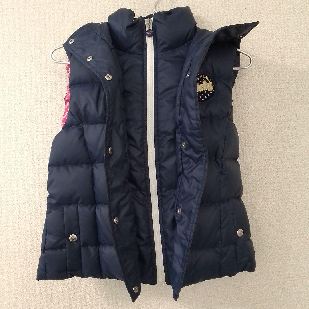 美品 Samanthe Thavasa ダウンベスト ゴルフウェア ネイビー S
