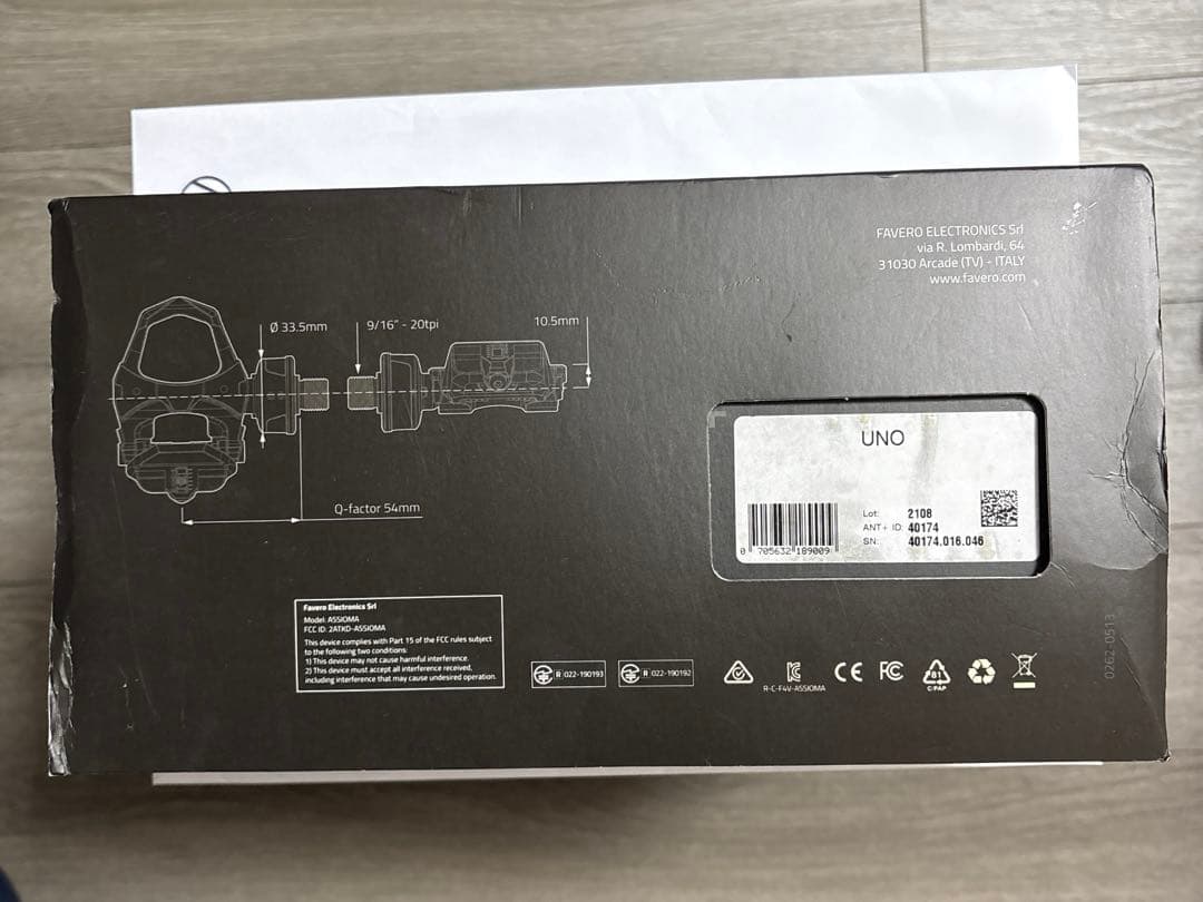 自転車本体 favero assioma uno