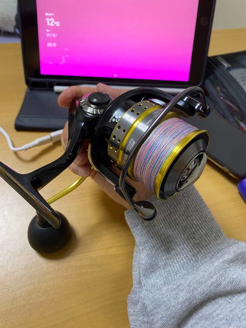Abu Garcia スペーリア4000SH リール　PE1.5号