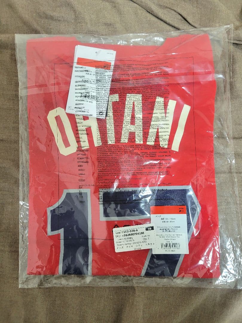 エンゼルスTシャツ#17大谷翔平