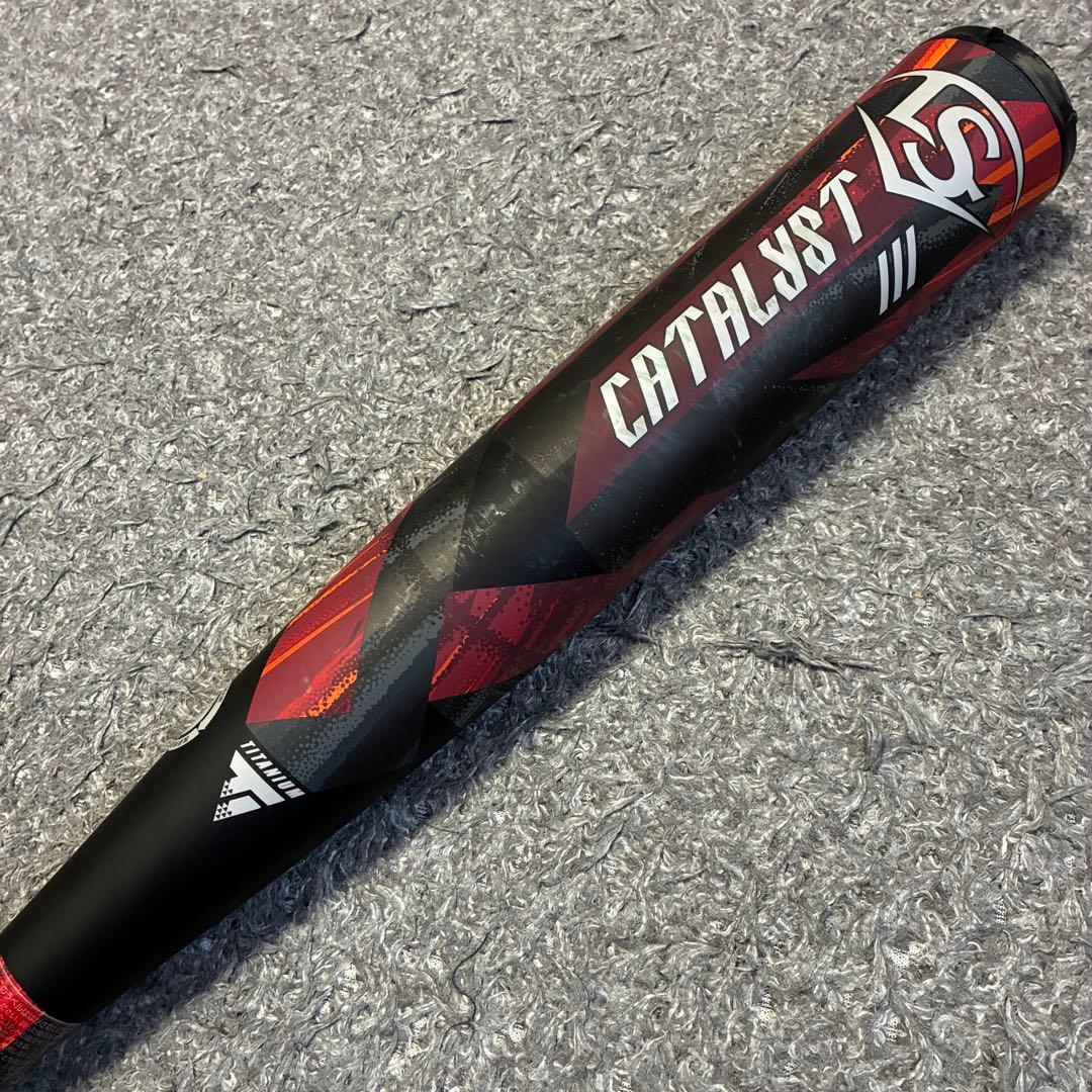 【美品】ルイスビルスラッガー カタリストIII TI 少年硬式 82cm バット