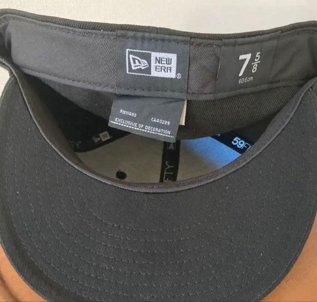 NEW ERA　７・5/8　ニューエラ　無地　キャップ　カスタム品　60.6cm
